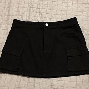SHEIN Black Mini Skirt